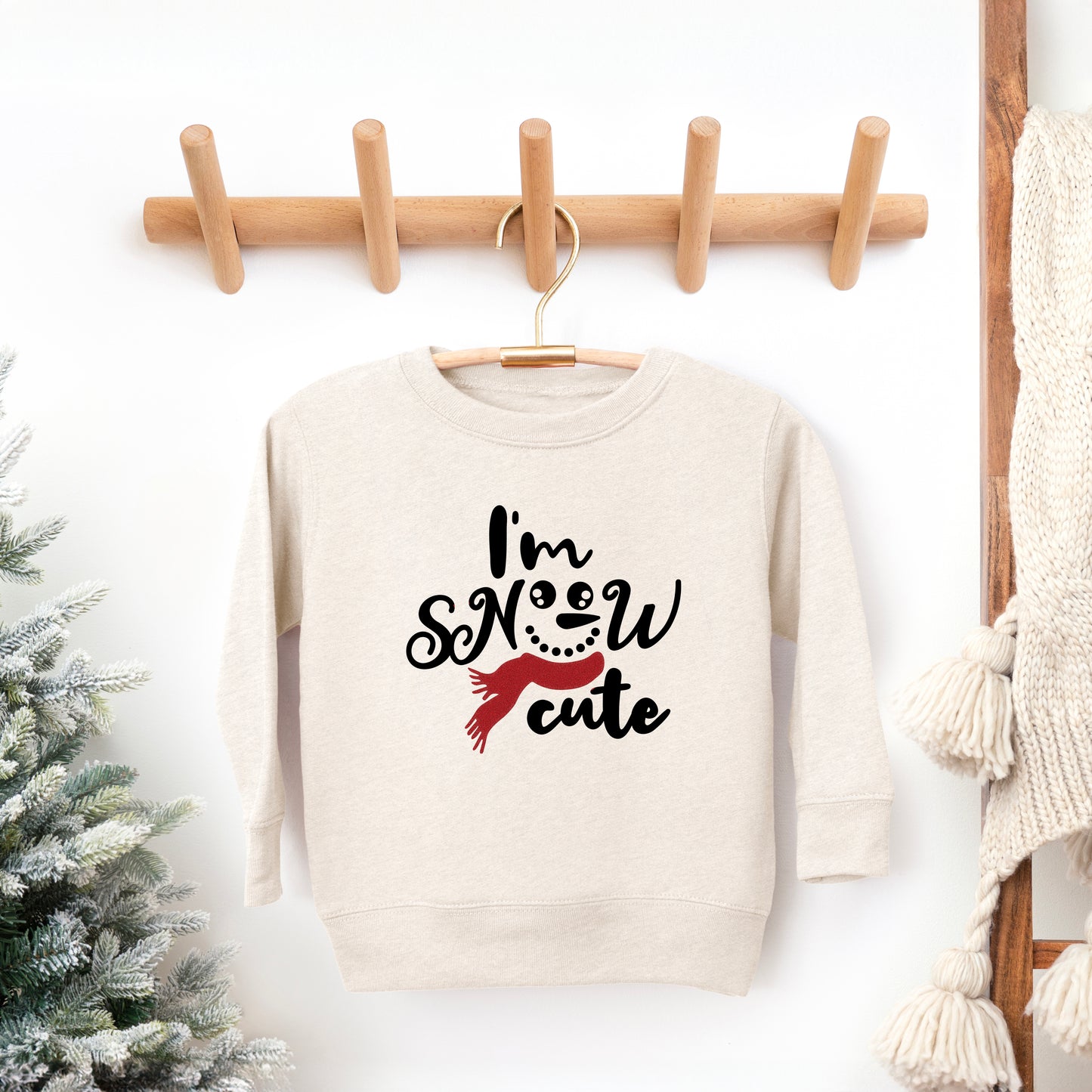 I'm Snow Cute Glitter | Toddler Graphic Sweatshirt