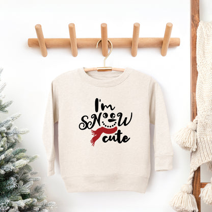 I'm Snow Cute Glitter | Youth Ultra-Soft Graphic Sweatshirt