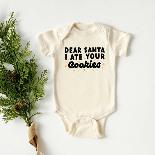 I Ate Your Cookies | Baby Graphic Short Sleeve Onesie