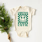 Christmas Cutie Checkered | Baby Graphic Short Sleeve Onesie