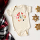 All Is Bright Christmas Lights | Baby Graphic Short Sleeve Onesie