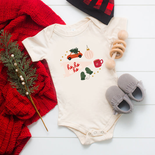 All About Christmas | Baby Graphic Short Sleeve Onesie