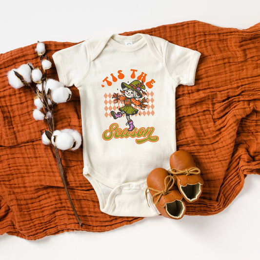 Tis The Season Scarecrow | Baby Graphic Short Sleeve Onesie