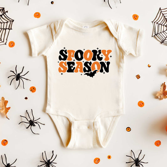 Retro Spooky Season | Baby Graphic Short Sleeve Onesie