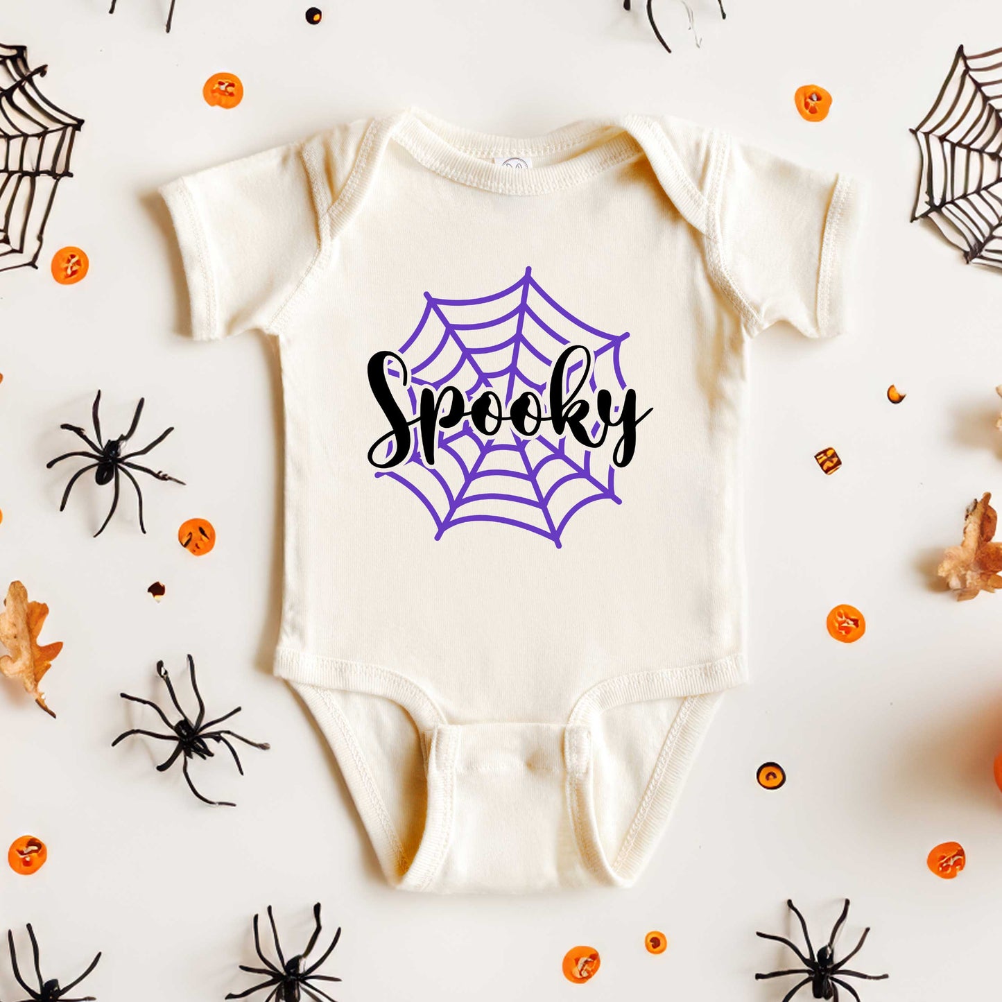 Spooky Web | Baby Graphic Short Sleeve Onesie