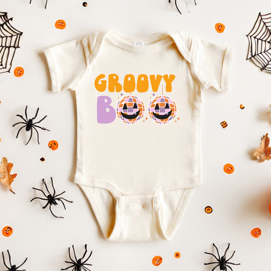 Groovy Boo | Baby Graphic Short Sleeve Onesie