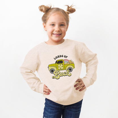 Loads of Luck Retro Truck | Youth Ultra-Soft Graphic Sweatshirt