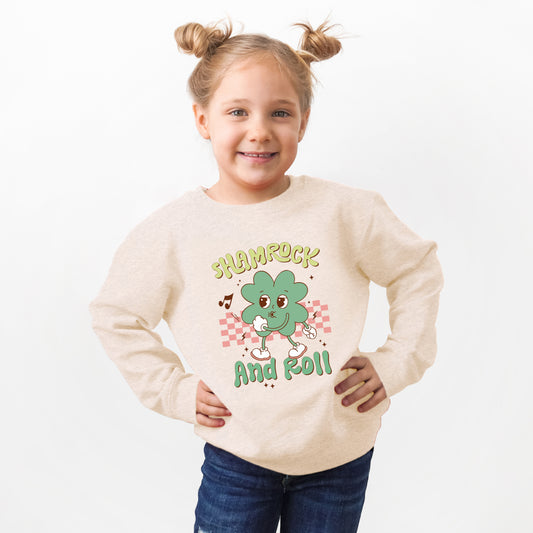 Shamrock and Roll | Youth Ultra-Soft Graphic Sweatshirt