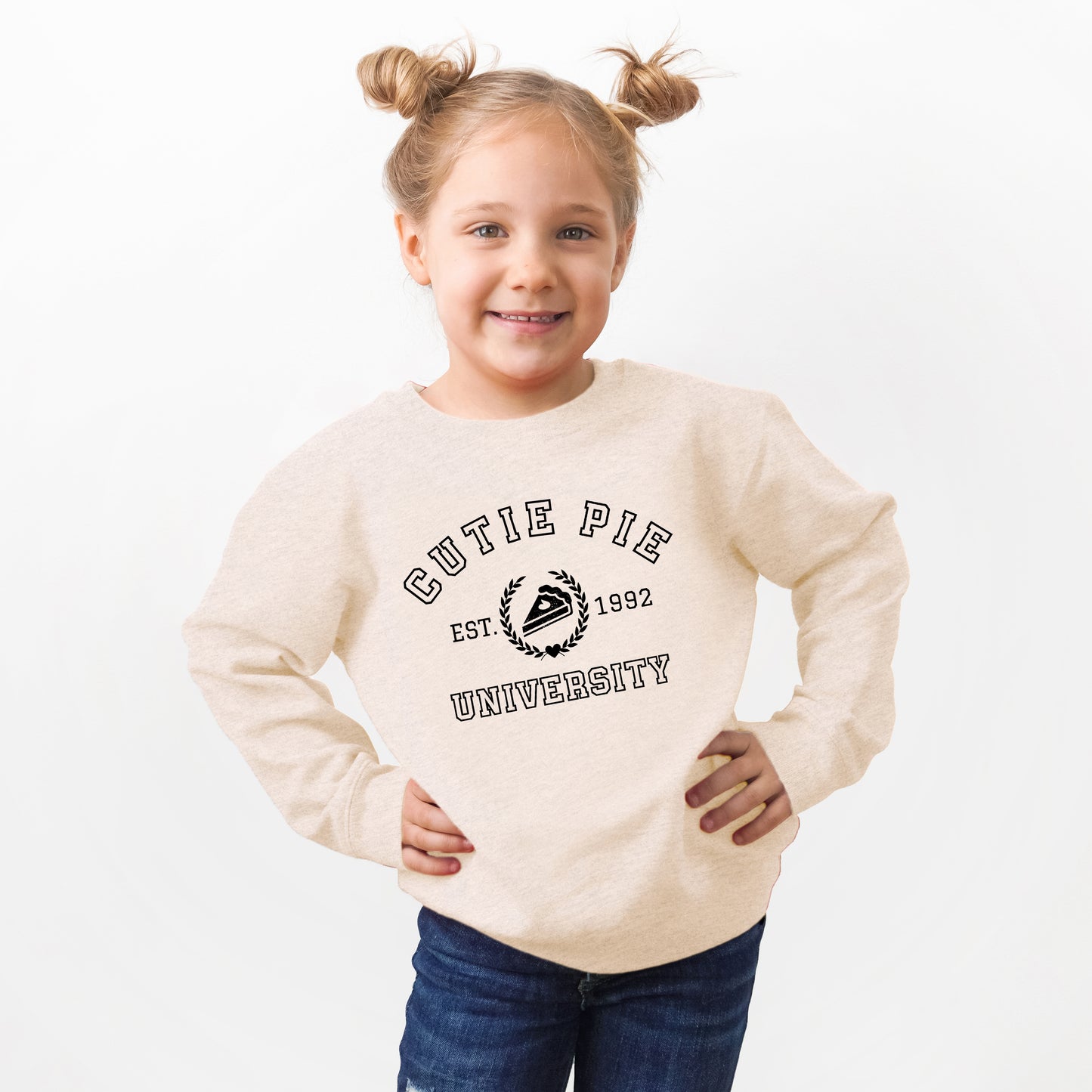 Cutie Pie University | Youth Ultra-Soft Graphic Sweatshirt