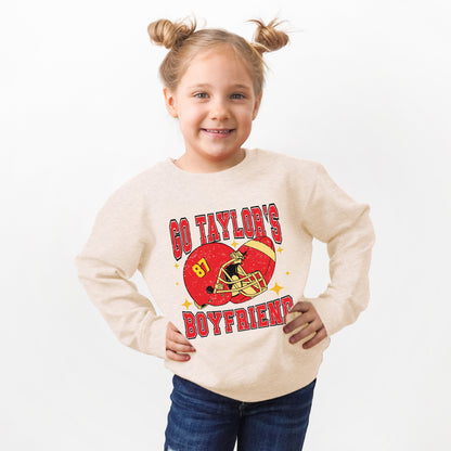 Go Taylor's Boyfriend Sparkle | Toddler Graphic Sweatshirt