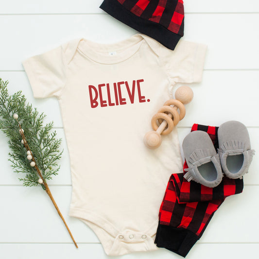 Believe Bold | Baby Graphic Short Sleeve Onesie