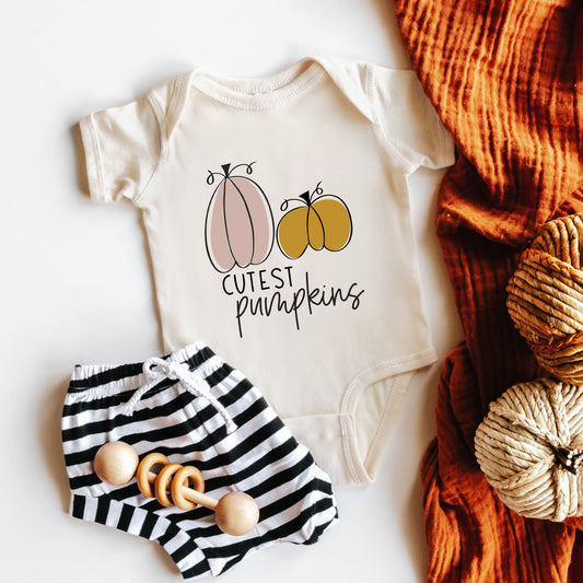 Cutest Pumpkins | Baby Graphic Short Sleeve Onesie