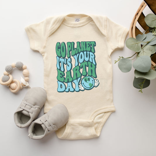 Go Planet | Baby Graphic Short Sleeve Onesie