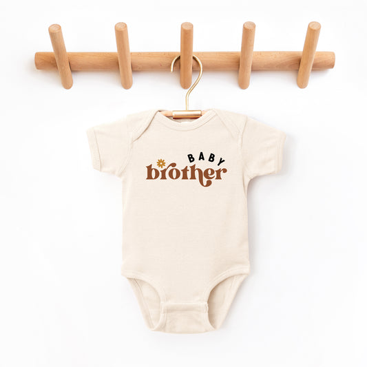 Boho Baby Brother | Baby Graphic Short Sleeve Onesie