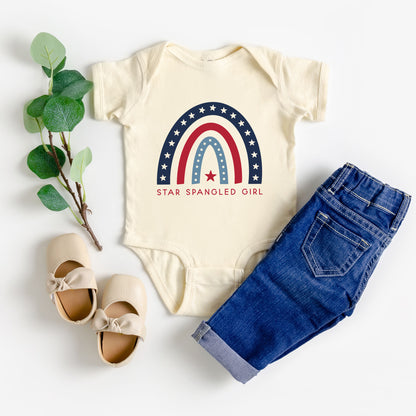 Star Spangled Girl | Baby Graphic Short Sleeve Onesie