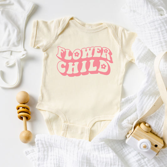 Flower Child | Baby Graphic Short Sleeve Onesie