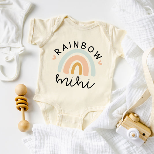 Rainbow Mini | Baby Graphic Short Sleeve Onesie