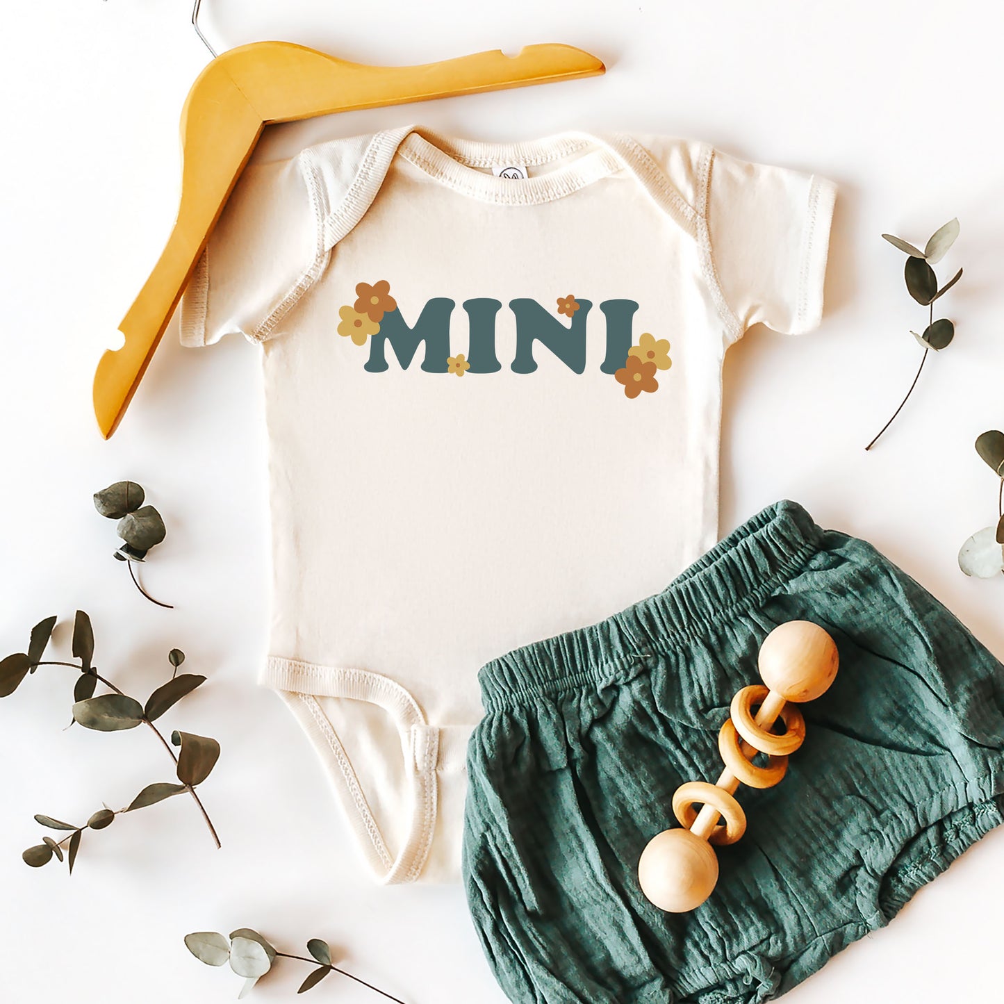 Boho Mini Flowers | Baby Graphic Short Sleeve Onesie