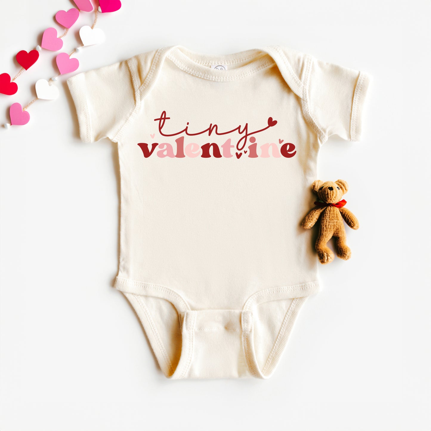 Tiny Valentine | Baby Graphic Short Sleeve Onesie