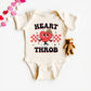 Checkered Heart Throb | Baby Graphic Short Sleeve Onesie