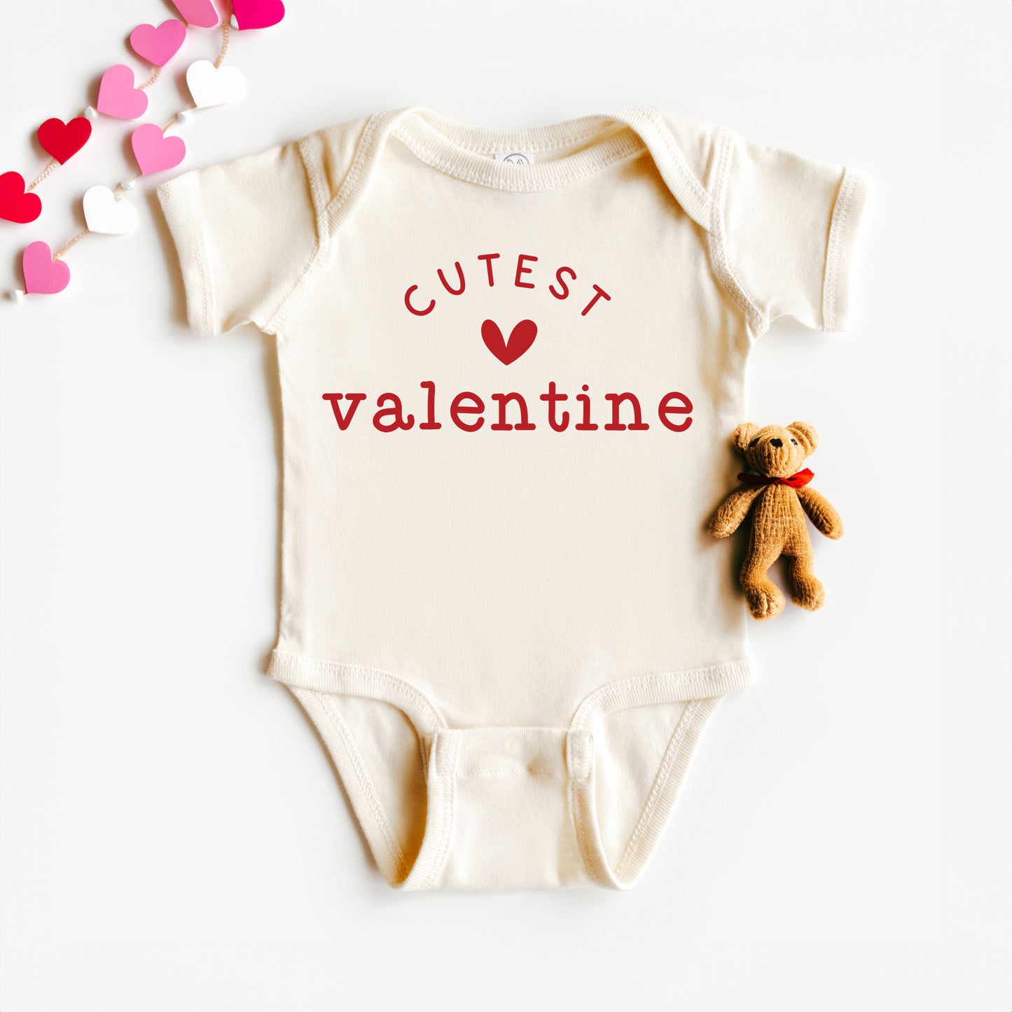Cutest Valentine | Baby Graphic Short Sleeve Onesie