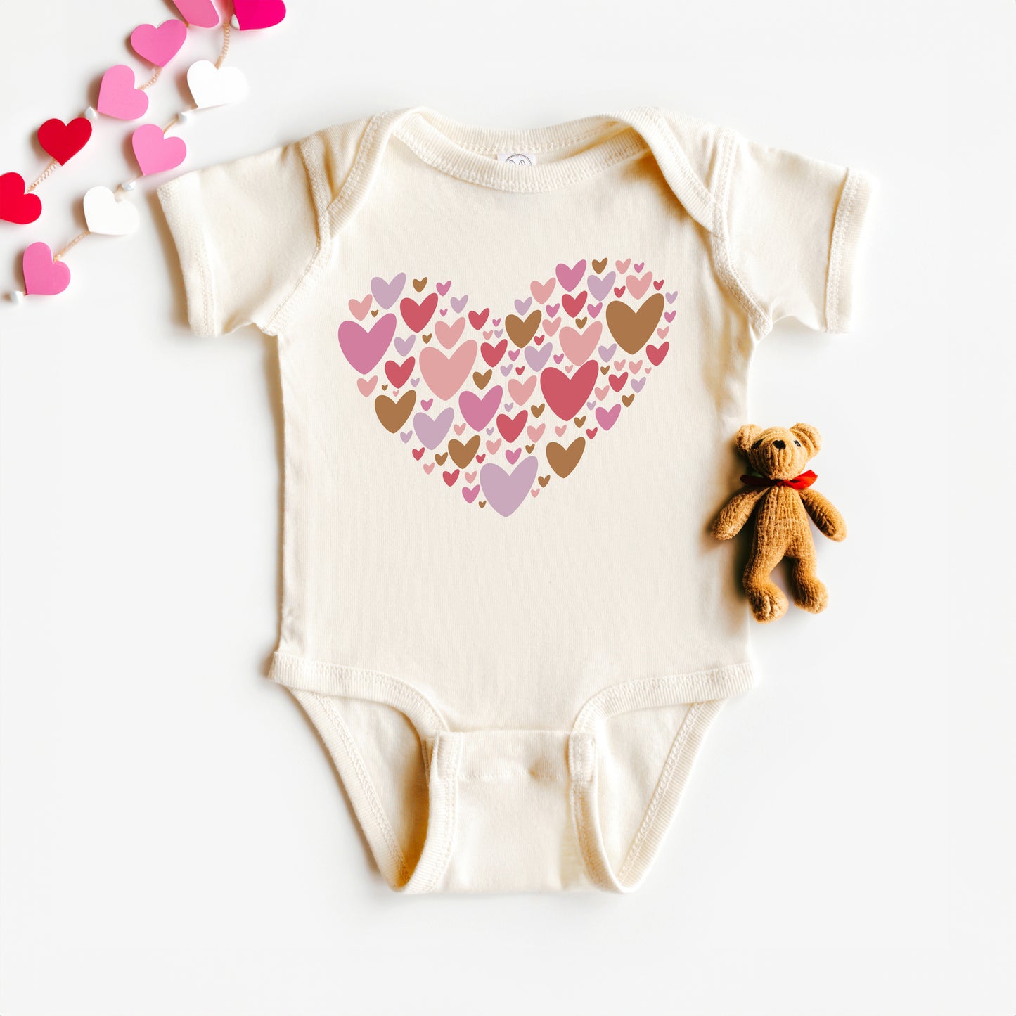 Heart Of Hearts | Baby Graphic Short Sleeve Onesie