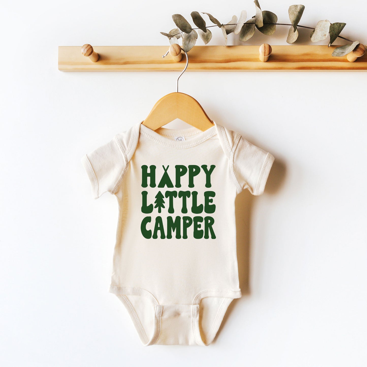 Happy Little Camper | Baby Graphic Short Sleeve Onesie