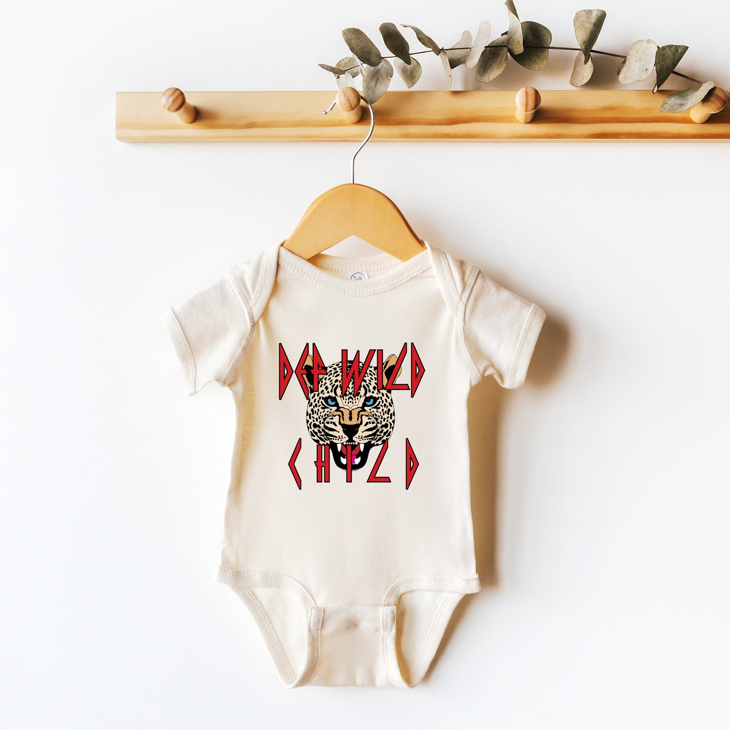 Def Wild Child | Baby Graphic Short Sleeve Onesie