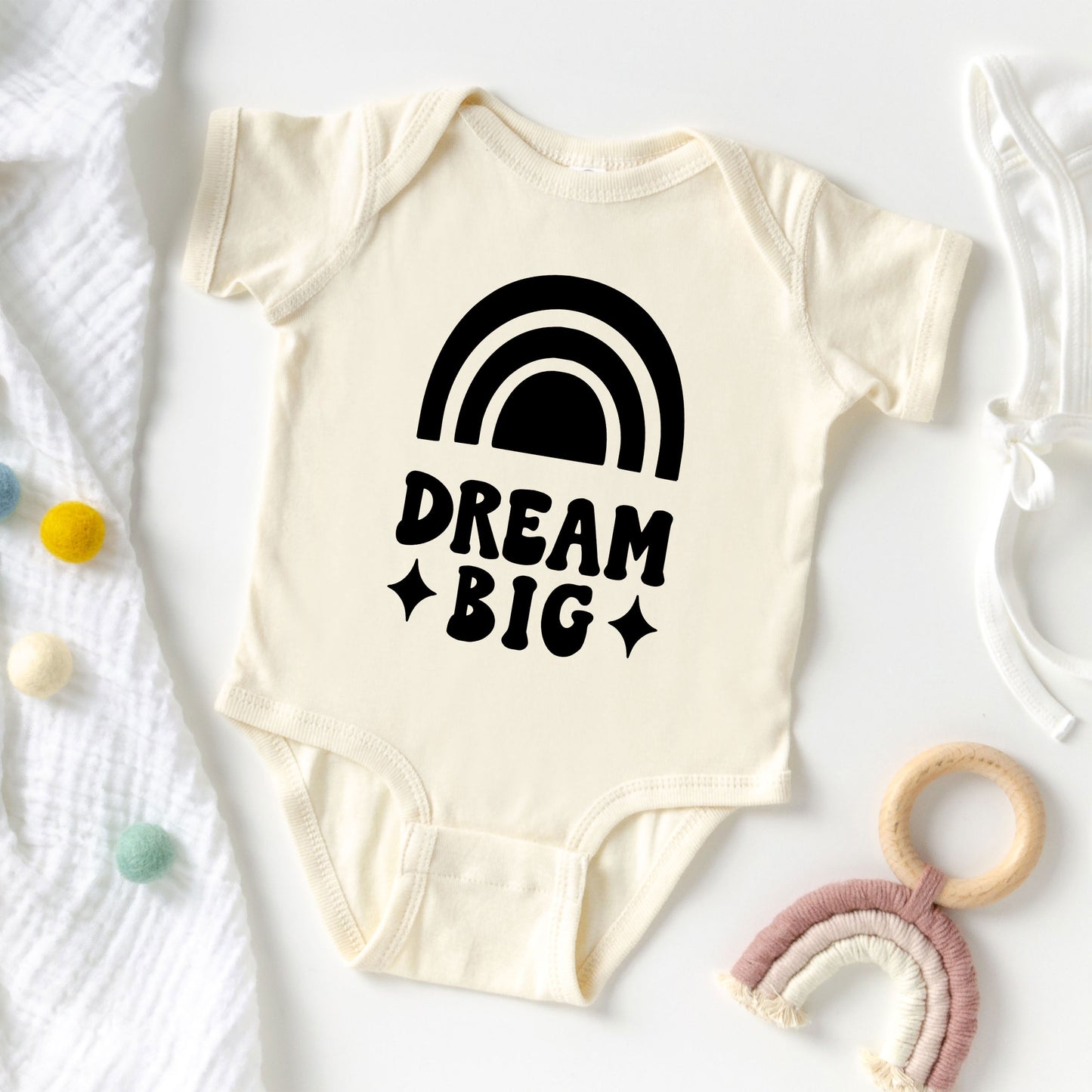 Dream Big Rainbow | Baby Onesie