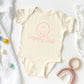 Happy Girl Smiley Face | Baby Graphic Short Sleeve Onesie