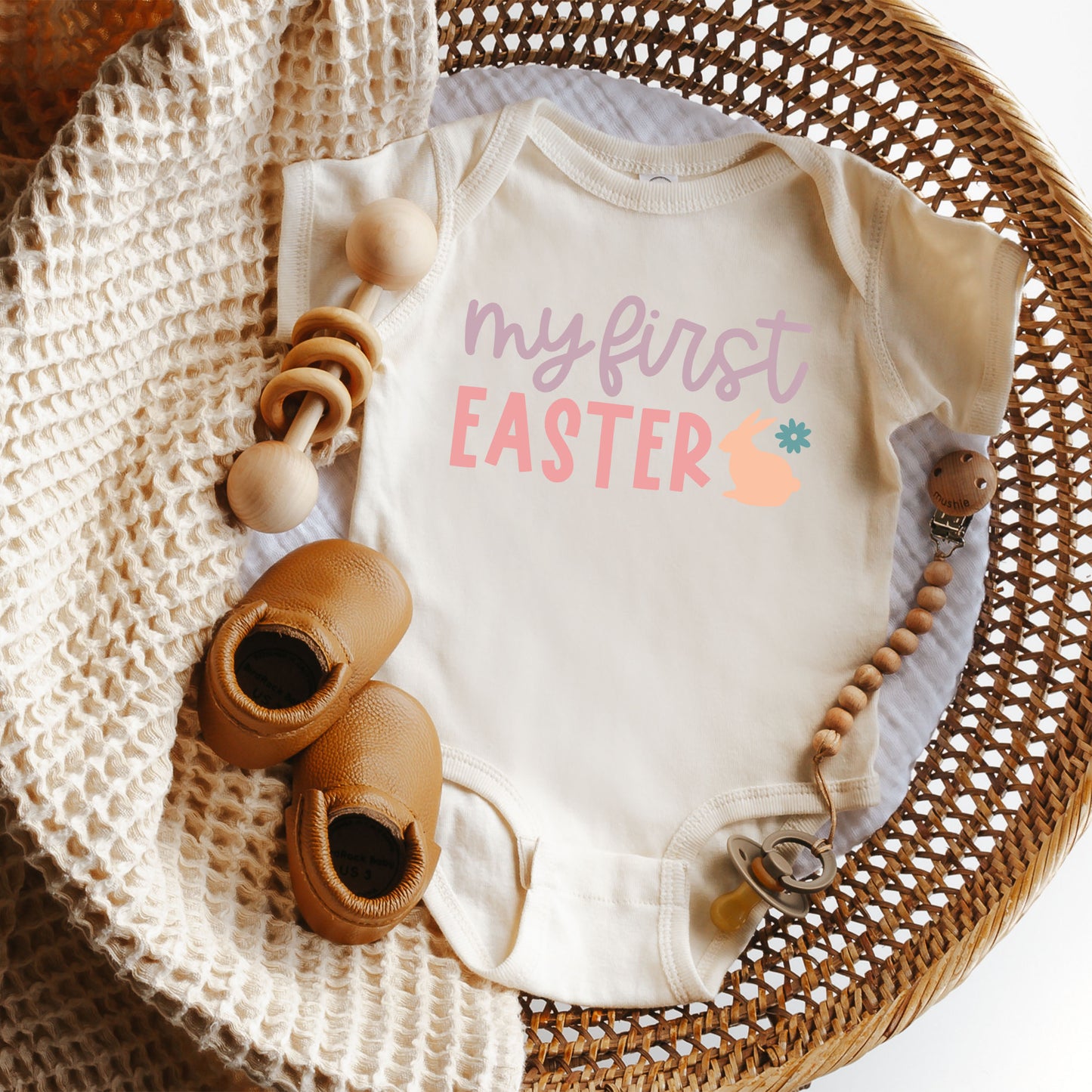 My First Easter Bunny | Baby Graphic Short Sleeve Onesie