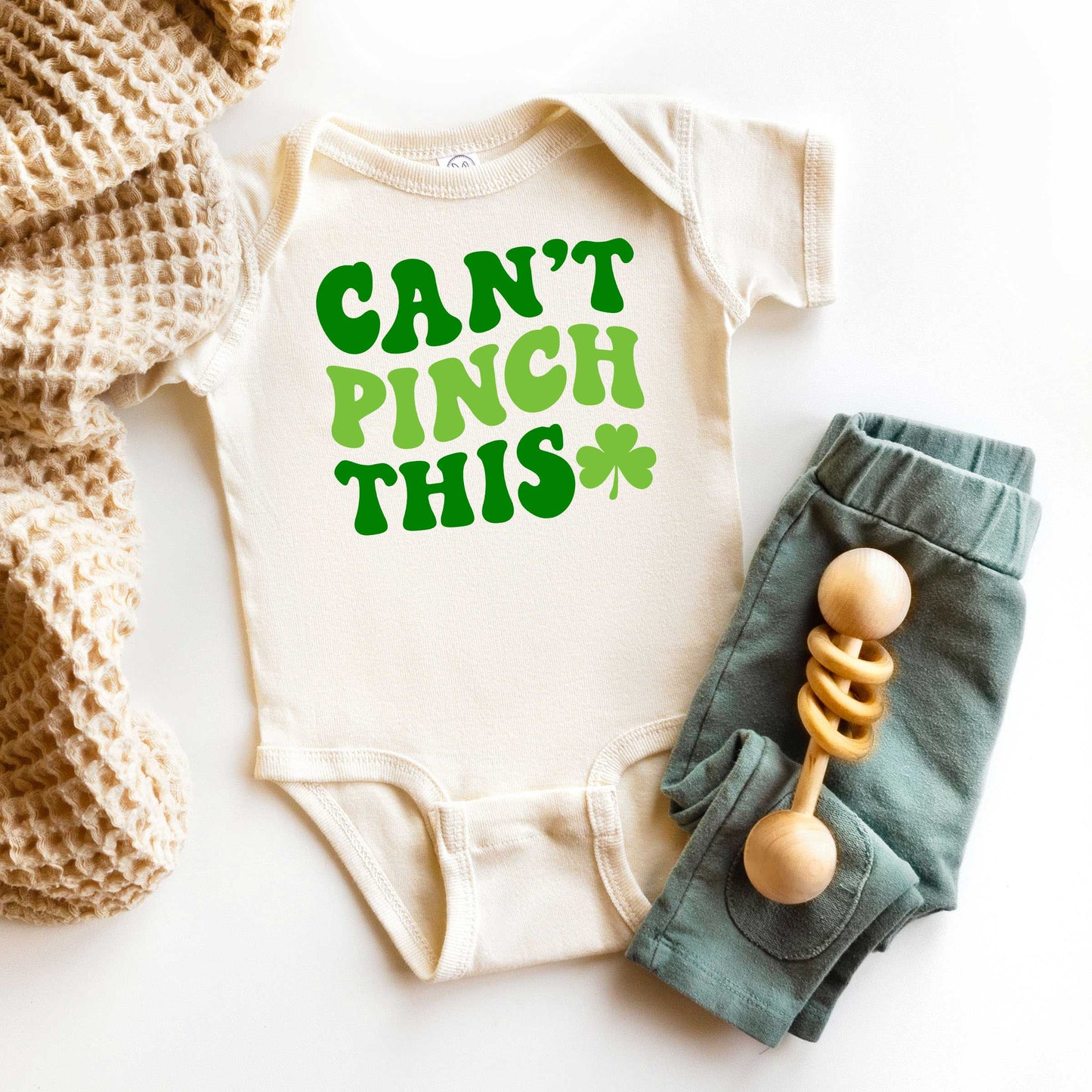 Can't Pinch This Shamrock | Baby Graphic Short Sleeve Onesie