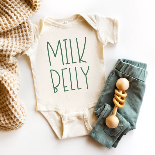 Milk Belly | Baby Graphic Short Sleeve Onesie