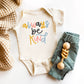 Always Be Kind Colorful | Baby Graphic Short Sleeve Onesie