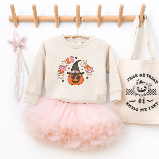 Wicked Cute Pumpkin | Toddler Graphic Sweatshirt