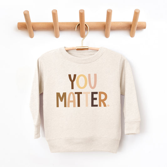 You Matter Equality | Toddler Graphic Sweatshirt