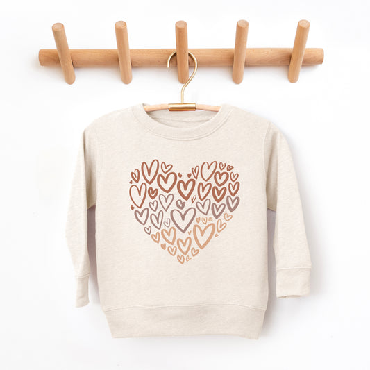 Black History Hearts | Toddler Graphic Sweatshirt