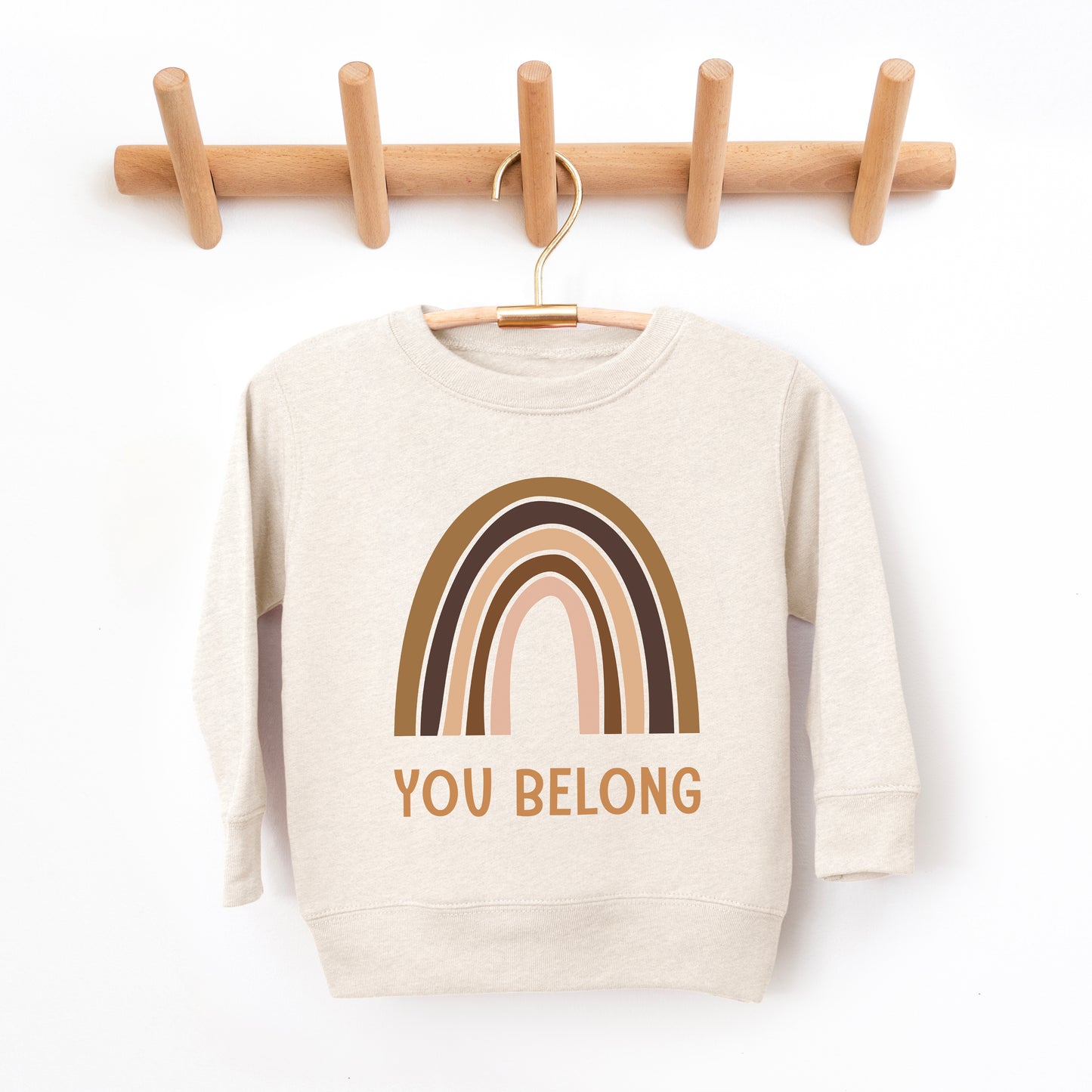 You Belong Rainbow | Toddler Graphic Sweatshirt