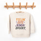 Feelin' Cute Kinda Spooky | Toddler Graphic Sweatshirt