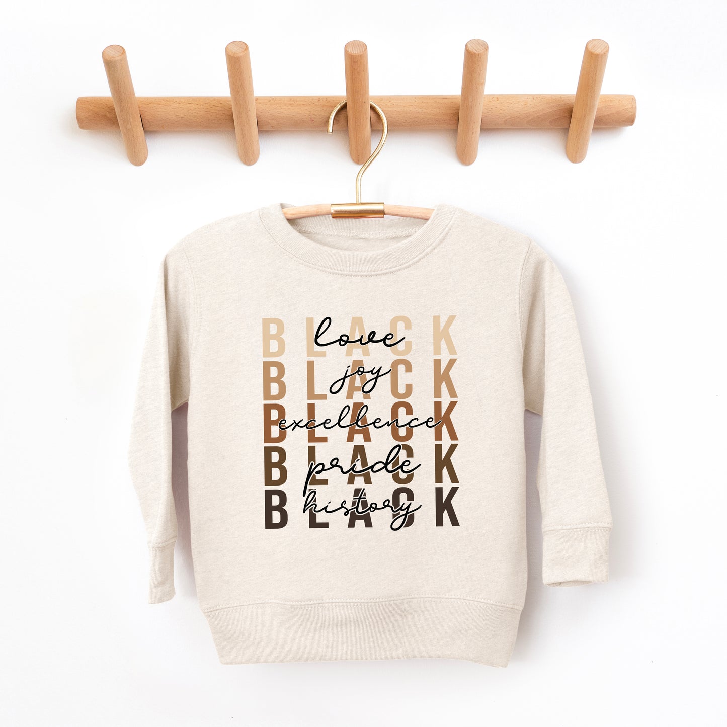 Love, Joy, Excellence, Pride, History | Youth Ultra-Soft Graphic Sweatshirt