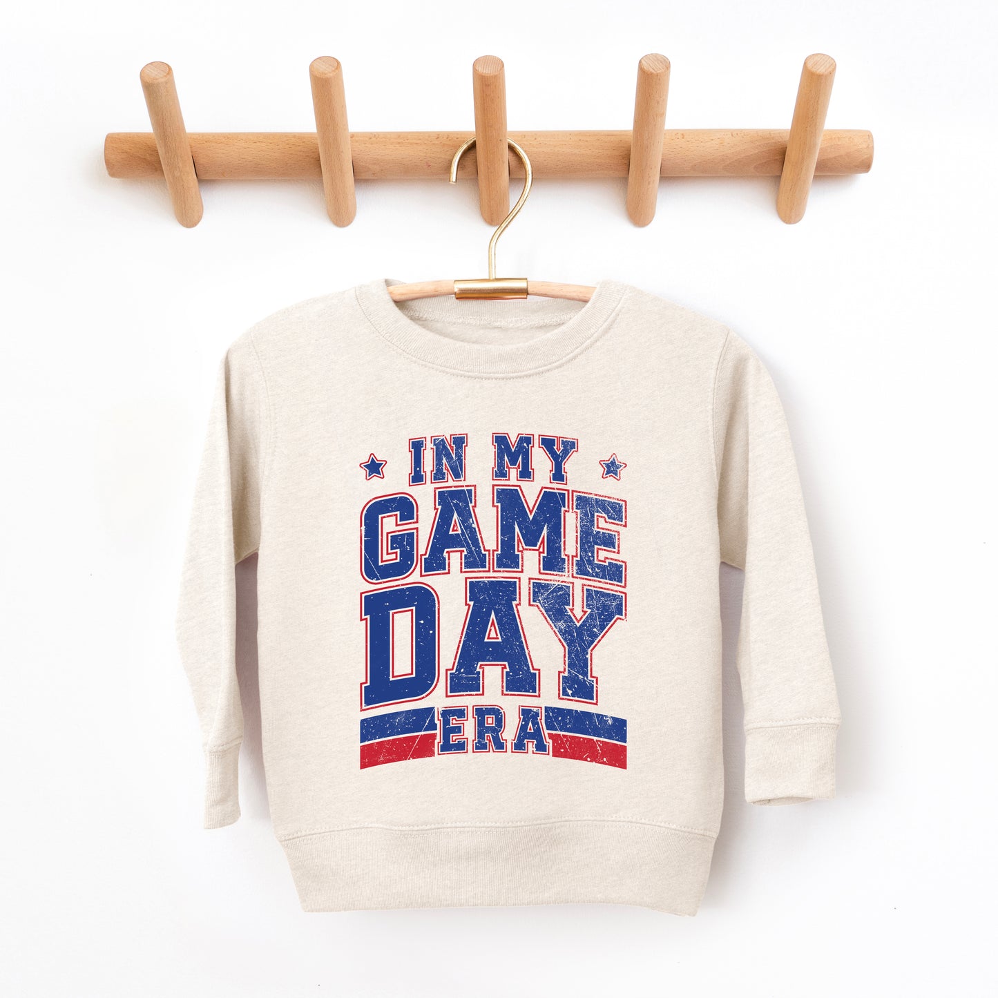 In My Game Day Era - Blue | Toddler Graphic Sweatshirt