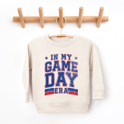 In My Game Day Era - Blue | Toddler Graphic Sweatshirt