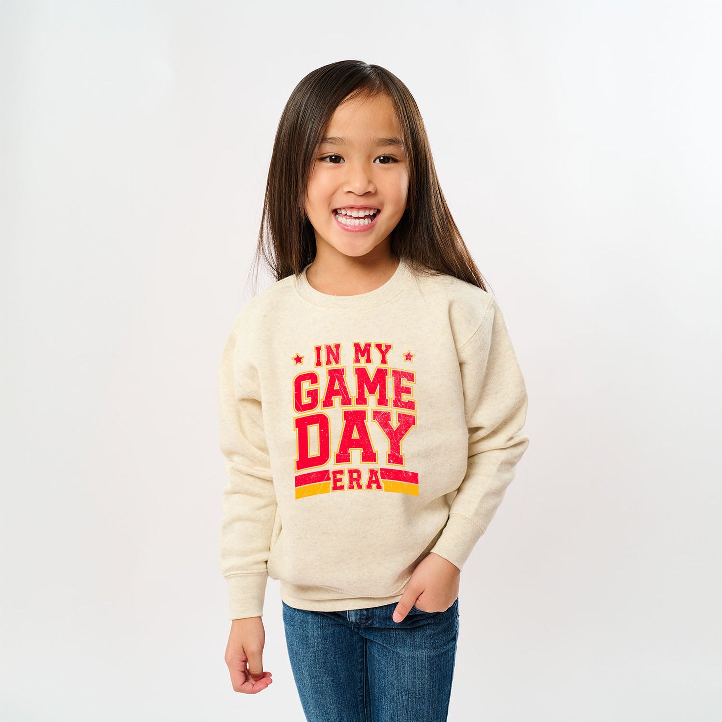 In My Game Day Era - Red | Toddler Graphic Sweatshirt