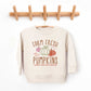 Colorful Farm Fresh Pumpkins | Toddler Graphic Sweatshirt