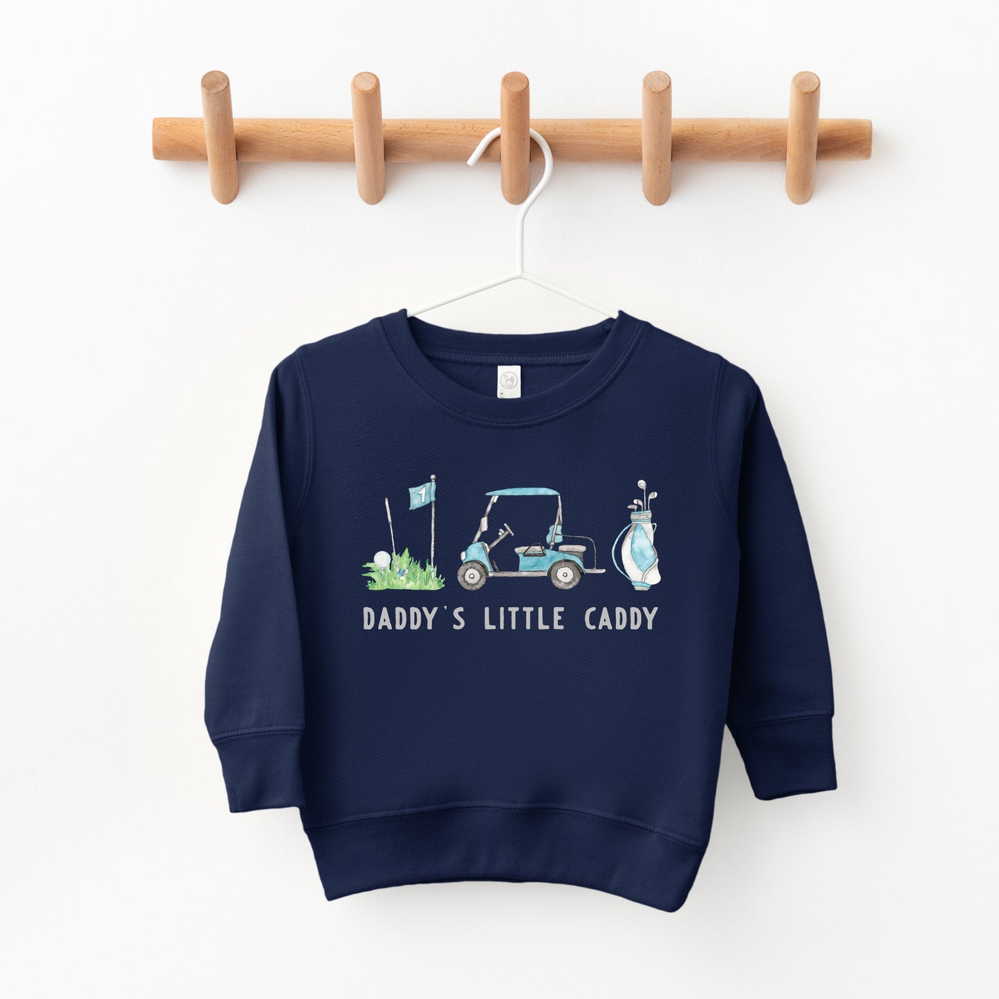 Daddy's Little Caddy | Toddler Graphic Sweatshirt