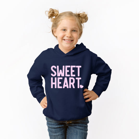 Sweetheart Puff Print | Toddler Graphic Hoodie