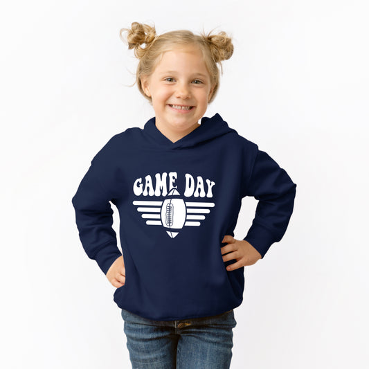 Football Game Day Stripes | Toddler Graphic Hoodie