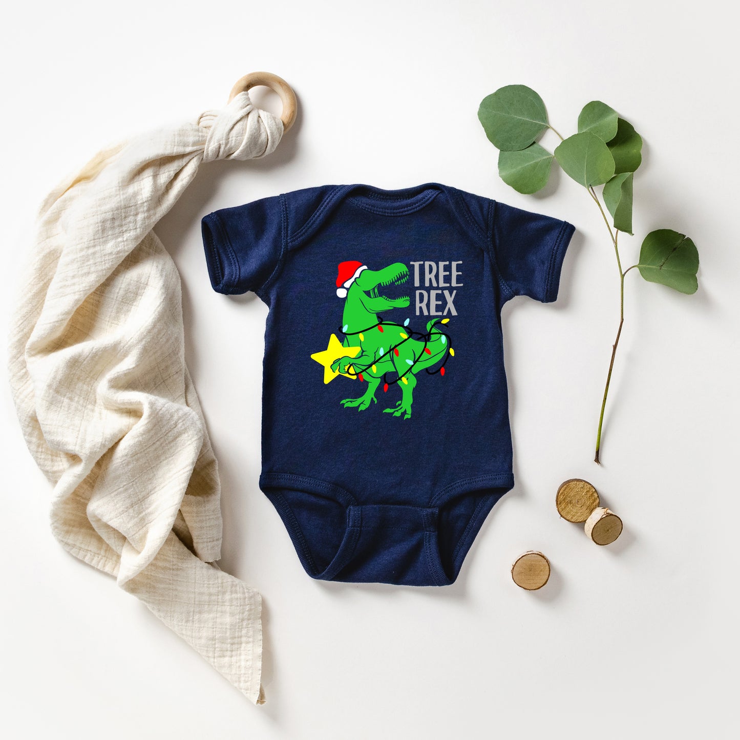 Tree Rex | Baby Graphic Short Sleeve Onesie