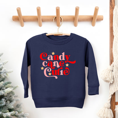 Candy Cane Cutie Stars | Youth Ultra-Soft Graphic Sweatshirt