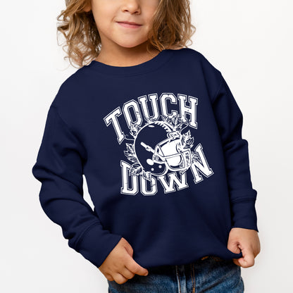 Touchdown Helmet | Youth Ultra-Soft Graphic Sweatshirt